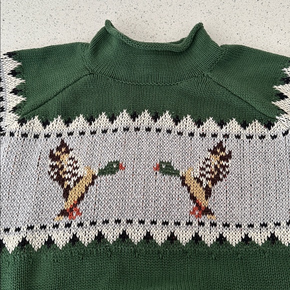 L.L.Bean Women's Rollneck Mallard Sweater - Picture 7 of 7